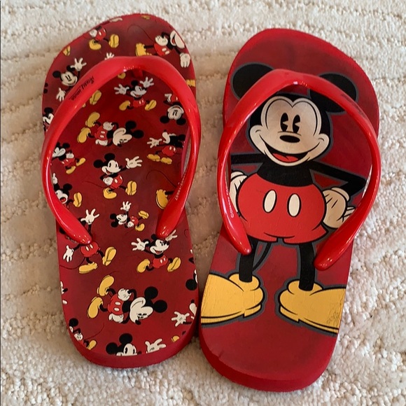 mickey mouse flip flops